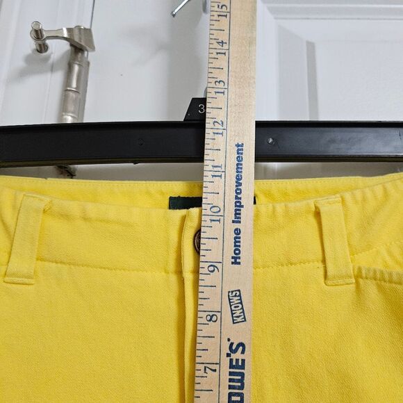 Lauren Ralph Lauren Pants Women's 6 (28x29.5) Canary Yellow Stretch Preppy EUC - Picture 5 of 8